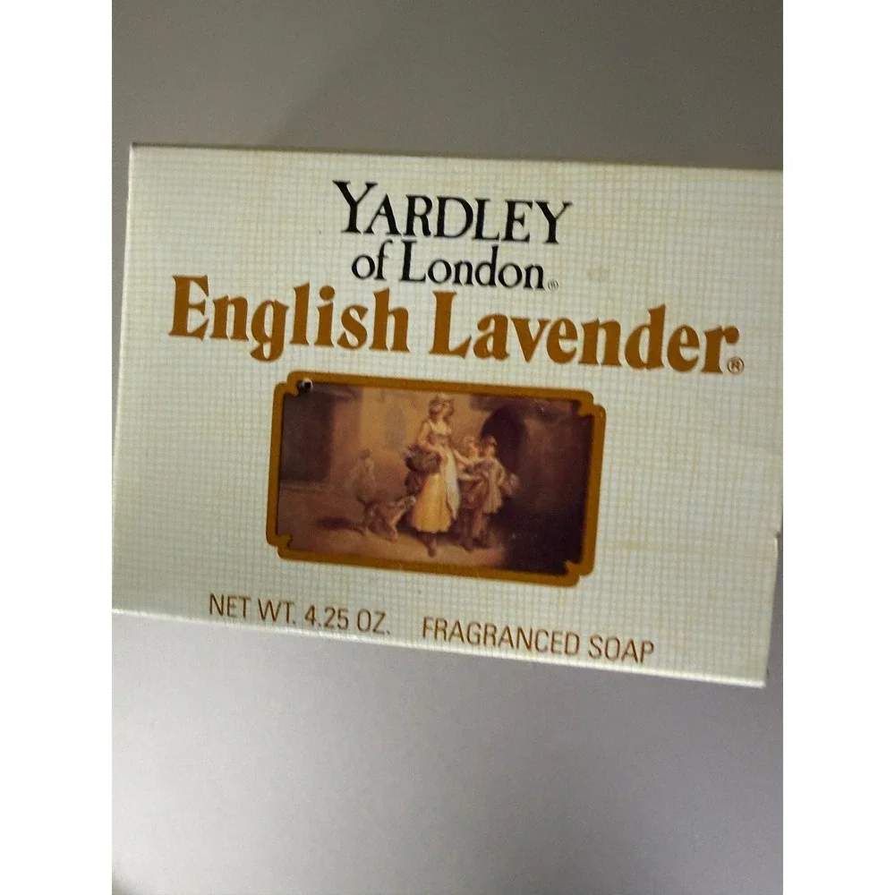 Vintage Yardley‎ of London English Lavender Fragranced Soap Bar 4.25 oz 1979 New